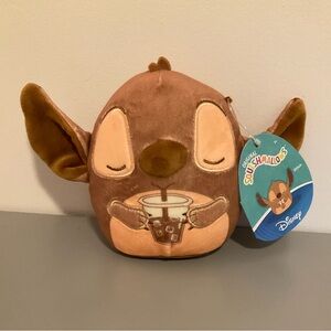 Stitch 5 inches Squishmallow Brown Boba Tea Drink with Tags